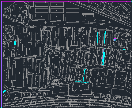 某站前街西站社区微改造工程地面工程CAD设计总平面-图一