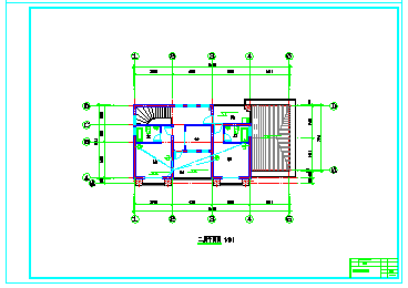 某别墅建筑结构水电cad设计施工图含效果图-图一