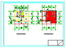 某三层小别墅建筑结构设计cad图纸_图1