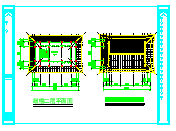 青岛市鼓楼古建筑方案施工CAD布置图-图二