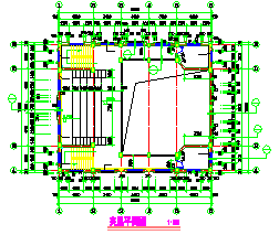 三层教堂cad建筑设计施工图-图一