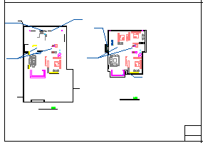 某三层农居建筑方案设计cad图纸_图1