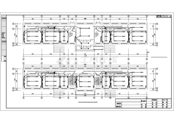 吉林某四层砖混结构教学楼强电施工图（三级负荷）-图二