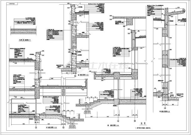 某二层框架结构动力站设计cad详细建筑施工图-图一