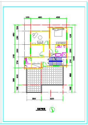 某三层农村自建房建筑cad设计图纸_图1