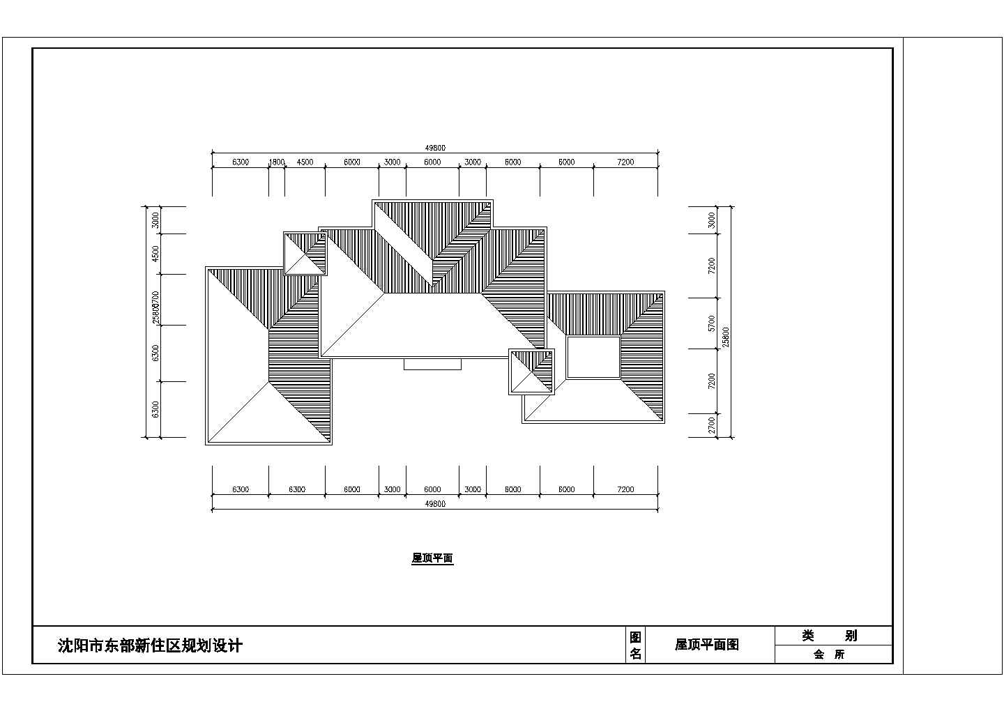 沈阳某小区住宅方案图