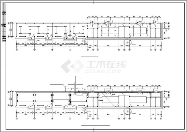 南昌市某工厂3200KVA柴油发电机房照明及消防设计CAD图纸-图二