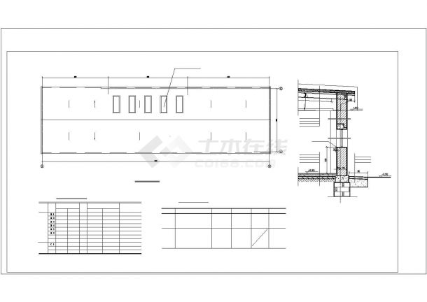 厂房设计_ 1层2155.84平米食品厂房建筑施工图【平立剖 说明】.cad-图一