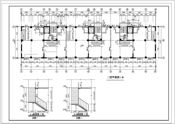 某十四层住宅建筑CAD布置图-图二