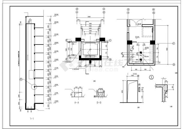 某小区经典九层住宅楼CAD-图二