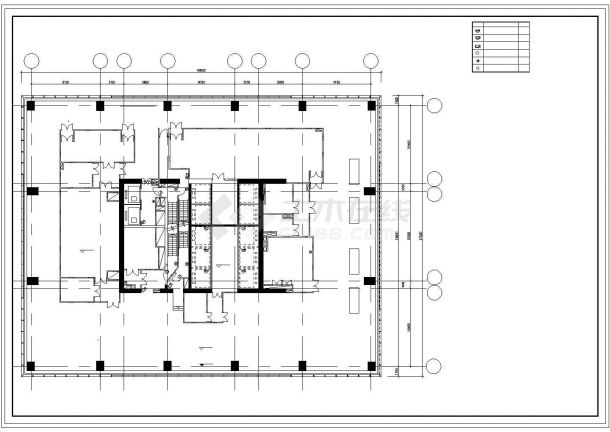 某地区十六层办公楼安防布置电气设计CAD图-图一