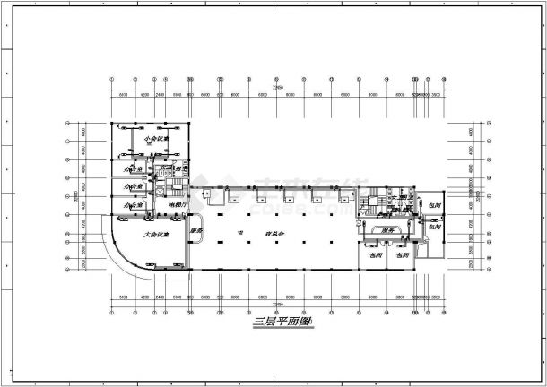 某8层办公楼暖通空调设计施工图纸-图二