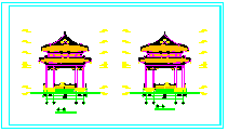 某知名景区仿古万佛亭大样详图-图二