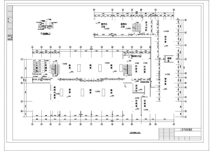 某3层教学楼全套毕业课程设计（4184平，含计算书，建筑图、结构图，施工组织设计）_图1