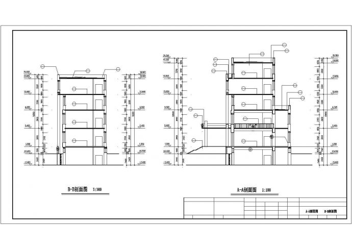 办公楼设计_某城市高层商业办公楼建筑全套设计施工CAD图纸_图1