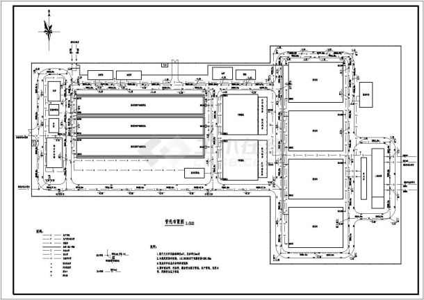 [上海]某城市给水工程设计cad全套施工图纸（附100余页设计说明）-图一