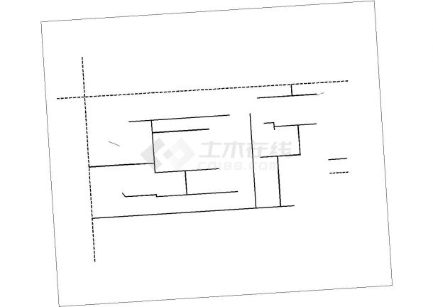 大型住宅小区工程室外管线综合布置图-图一