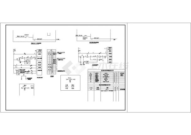 某地高层住宅楼通风管道电气系统cad控制设计图(含控制箱箱面布置示意图)-图二