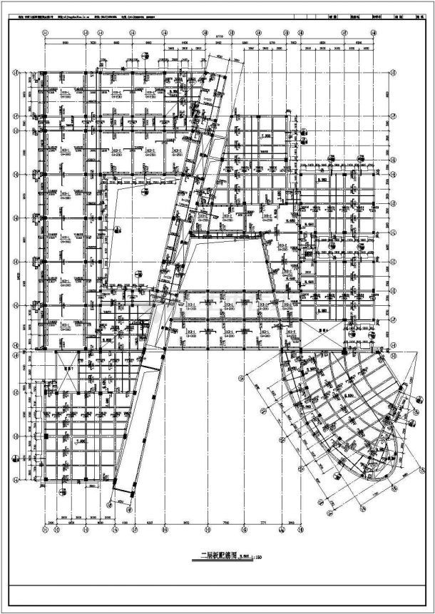 某地区教学楼设计图纸CAD图纸-图二