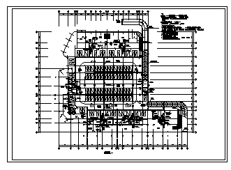 十一层加跃层小区住宅楼建筑施工cad图(带地下室设计，共二十七张)-图一