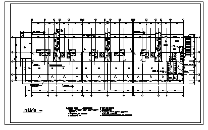 十一层加跃层小区住宅楼建筑施工cad图(带地下室设计，共二十七张)-图二