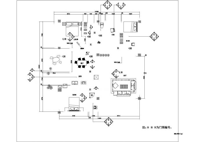 某家具装饰设计施工图CAD图纸_图1