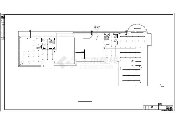 湖南酒店式公寓给排水全套CAD图纸-图一