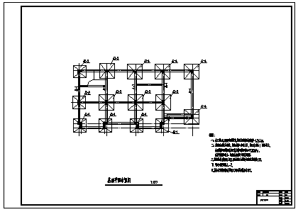 别墅设计_某二层带阁楼混凝土结构私人别墅结构施工cad图纸-图一