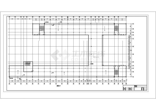 【4层】6547.43㎡框架综合教学楼工程预算书（工程量计算（土建，钢筋）、建筑结构CAD图（给排水，强弱电，体育总平面图），计价）.-图二