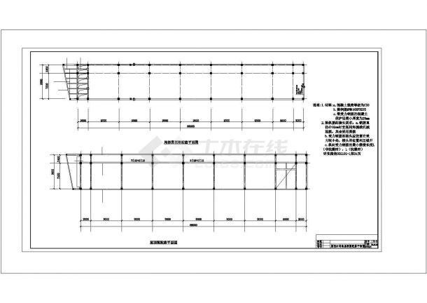 【5层】3675.1平米中学教学楼毕业设计（（施组，结构计算书）、工程量计算（手算）、部分CAD图、进度横道图，平面布置图，施工预算）-图二