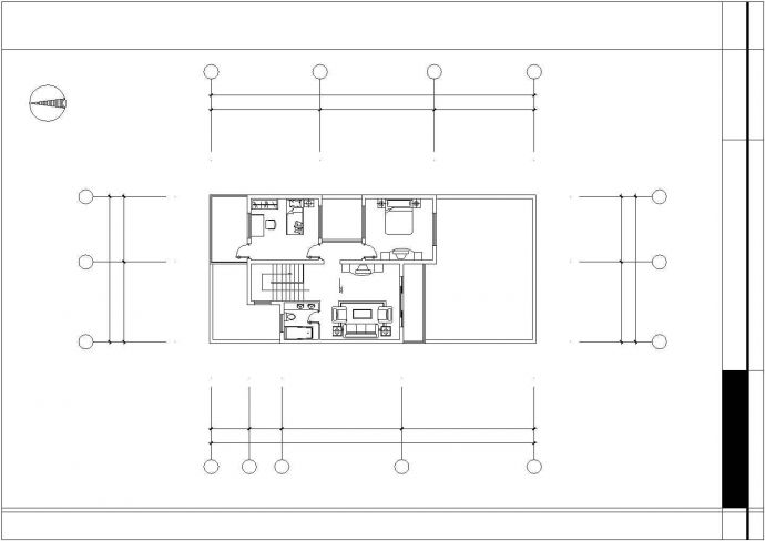 某多层砖混结构新农村住宅设计cad全套建筑施工图（含设计说明）_图1