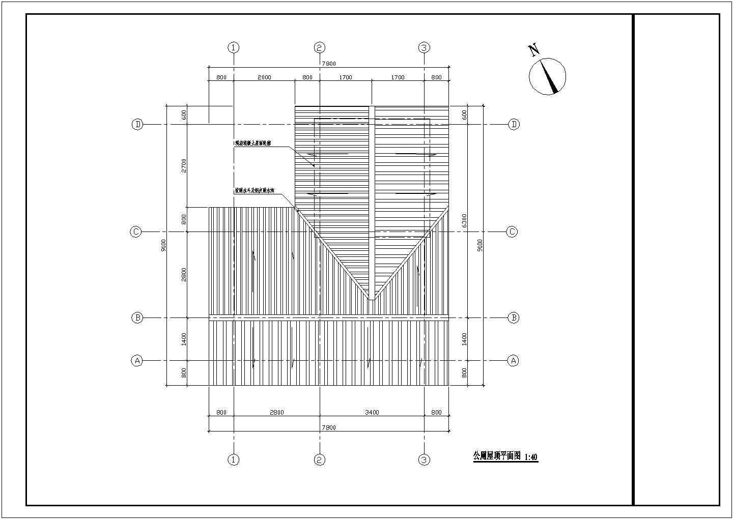 桂林公共厕所排污水系统设计全套施工cad图