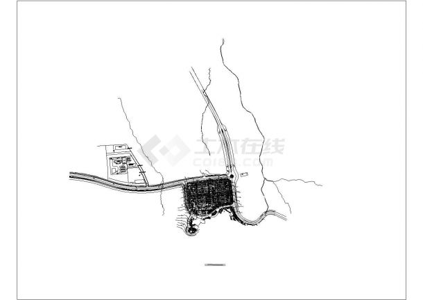 某旅游度假区停车场景观工程施工图-图一