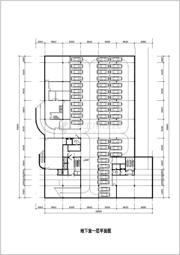 某度假假日酒店客房建筑设计方案施工CAD图纸-图二
