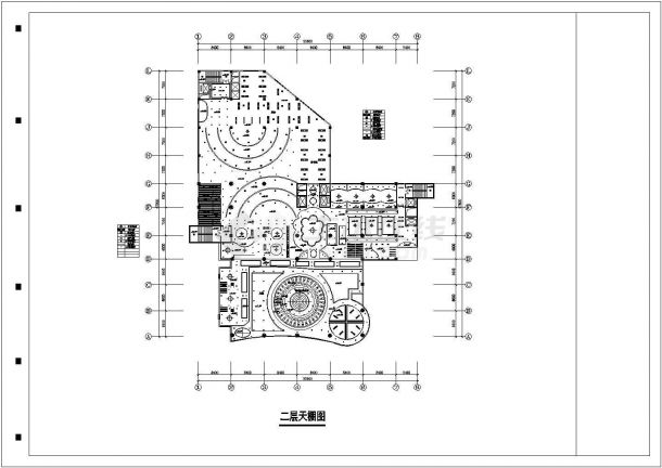 某度假假日高级酒店建筑设计方案施工CAD图纸-图一