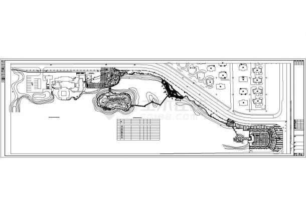 东营市某大型湿地公园供电照明系统设计CAD图纸-图二
