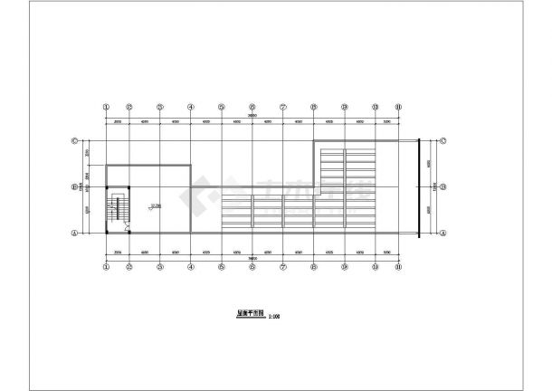 某度假六层商业大楼建筑设计方案施工CAD图纸-图一