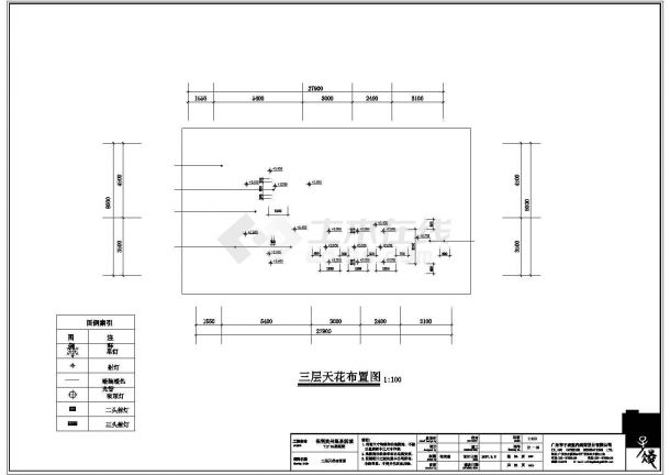 汾阳市某居住区3层砖混结构别墅楼装修设计CAD图纸-图一