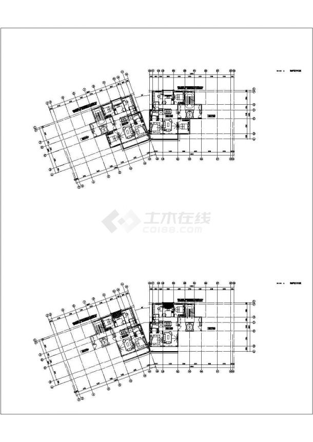蔚县人居安置人才用房工程--135户型暖通通风设计图-图一