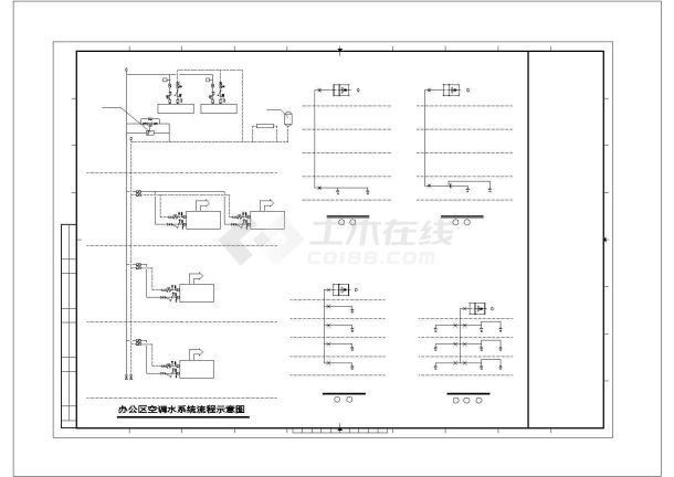 [上海]多层办公建筑空调通风及防排烟系统设计施工图（大院出品人防设计）-图一