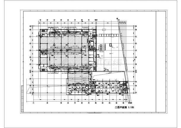 [上海]多层办公建筑空调通风及防排烟系统设计施工图（大院出品人防设计）-图二