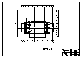 某二十层技术大楼建筑施工cad图(带地下室设计，共十五张 )-图二