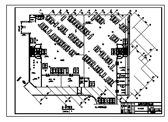办公楼设计_十七层公寓式办公楼建筑施工cad图(带地下室设计，共六张)-图一