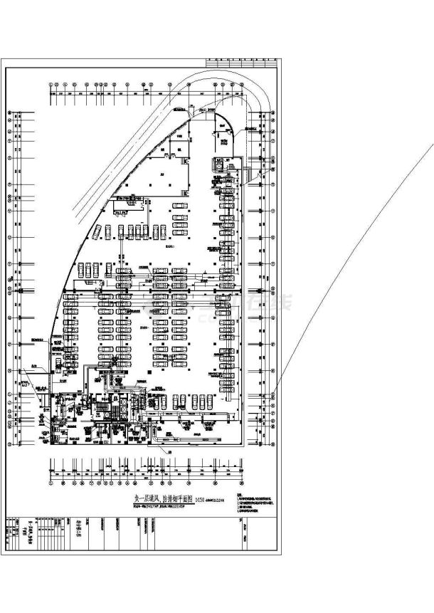 某高层综合楼空调设计cad全套施工图（ 含设计说明）-图二