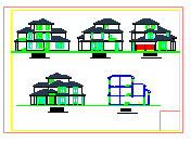 三层单家独院别墅建筑设计施工图纸