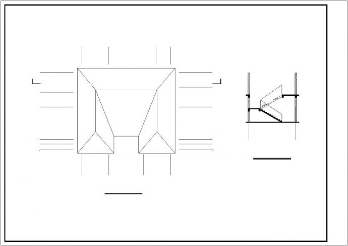 咸阳市礼泉存某2层混合结构单体别墅建筑结构设计CAD图纸（含效果图）_图1