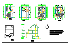 三层高档别墅建筑设计CAD施工图纸-图二