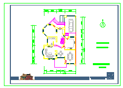 二层联排别墅建筑设计施工图纸-图一