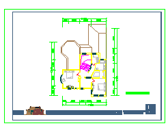 二层联排别墅建筑设计施工图纸-图二