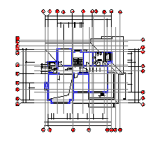 二层乡村独栋别墅建筑设计施工图纸-图二